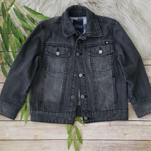 lucky brand black denim jacket